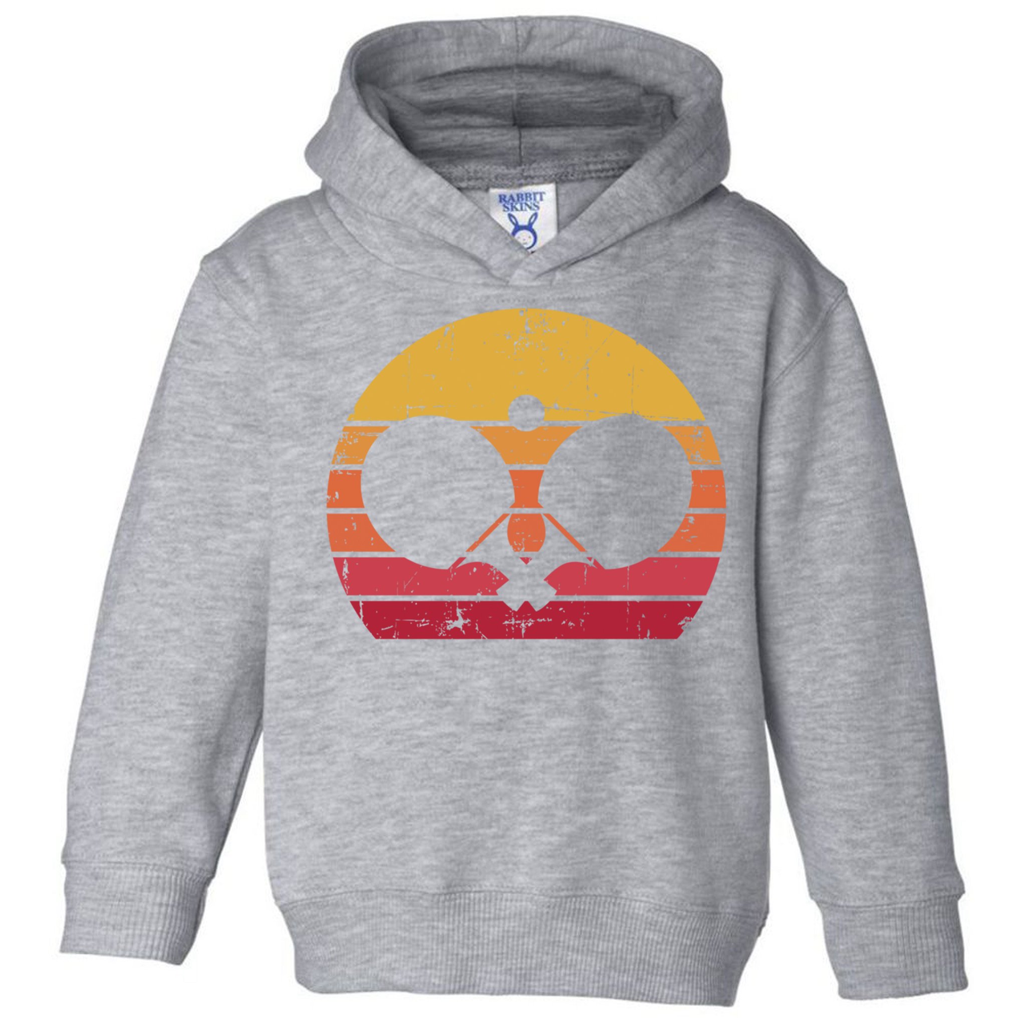 Vintage Ping Pong Player Gift Retro Table Tennis Cute Gift Toddler Hoodie