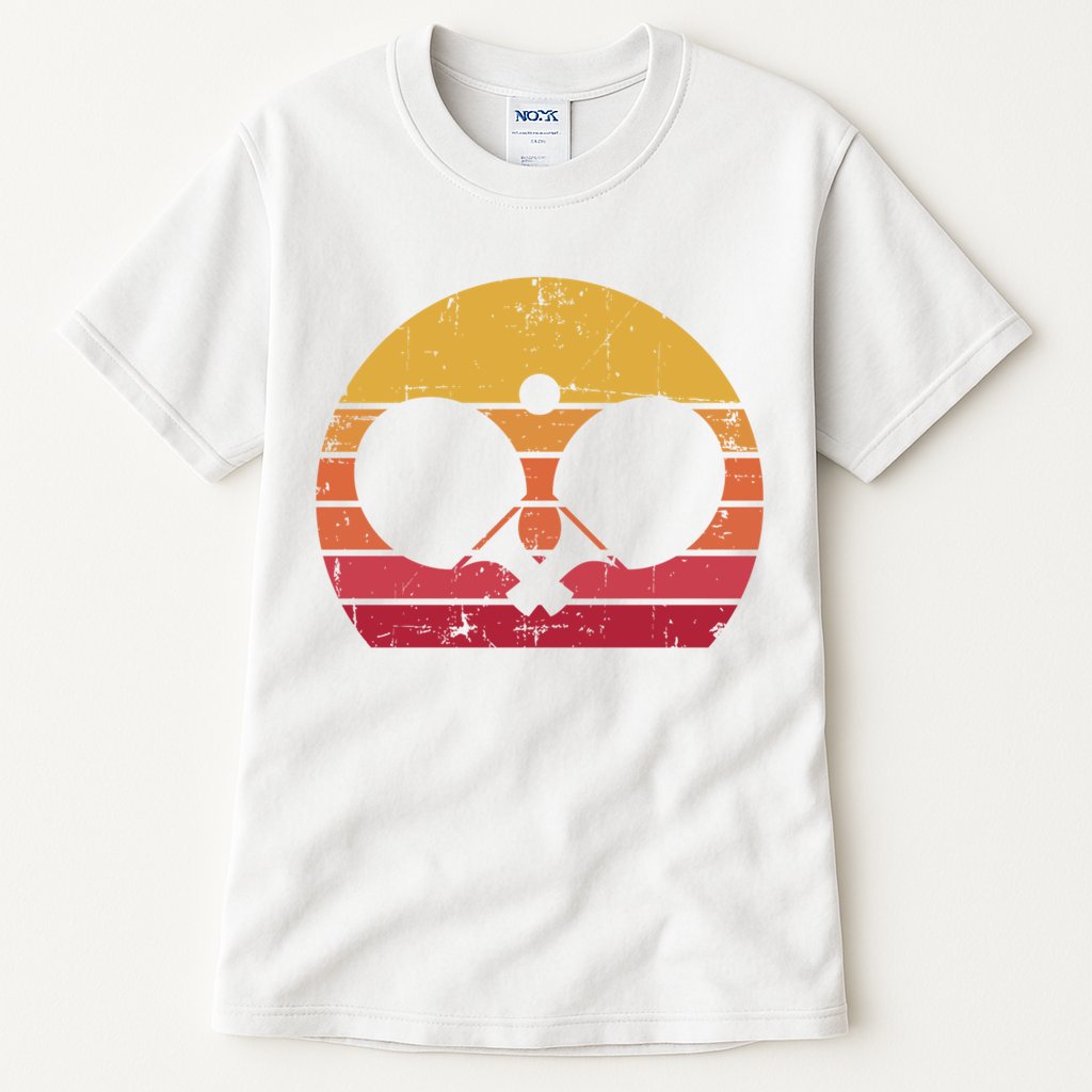 Vintage Ping Pong Player Gift Retro Table Tennis Cute Gift Tall T-Shirt