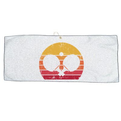 Vintage Ping Pong Player Gift Retro Table Tennis Cute Gift Large Microfiber Waffle Golf Towel