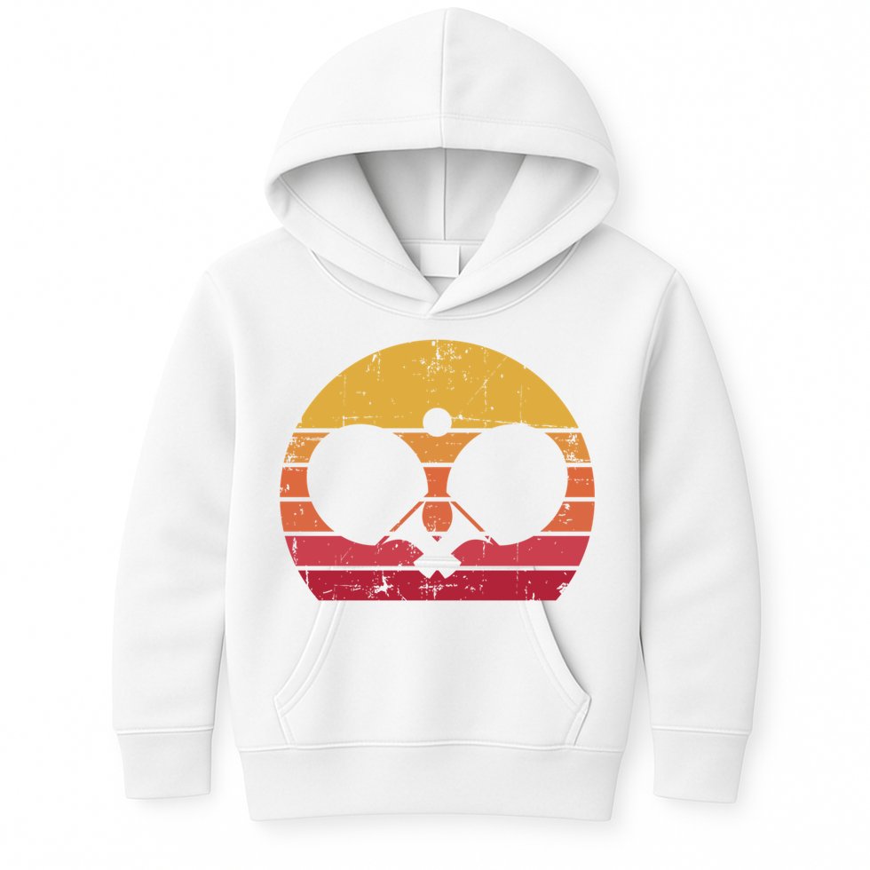 Vintage Ping Pong Player Gift Retro Table Tennis Cute Gift Kids Hoodie