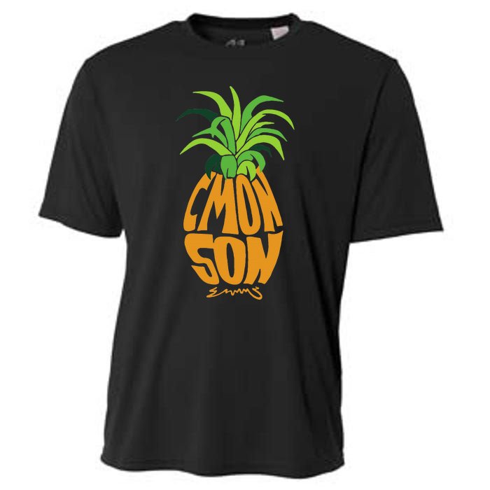 Vintage PSYCH Pineapple Of Gus Cmon Son! Crazy Lover Gift Cooling Performance Crew T-Shirt