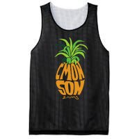 Vintage PSYCH Pineapple Of Gus Cmon Son! Crazy Lover Gift Mesh Reversible Basketball Jersey Tank