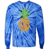 Vintage PSYCH Pineapple of Gus C'mon Son! Crazy Lover Gift Tie-Dye Long Sleeve Shirt