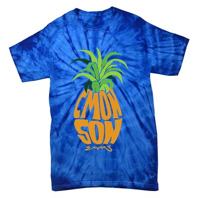 Vintage PSYCH Pineapple of Gus C'mon Son! Crazy Lover Gift Tie-Dye T-Shirt