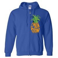 Vintage PSYCH Pineapple of Gus C'mon Son! Crazy Lover Gift Full Zip Hoodie