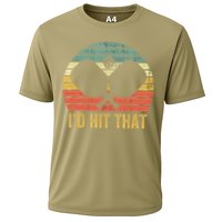 Vintage Pickleball Player Funny I'd Hit That Retro Gift T Performance Shirt