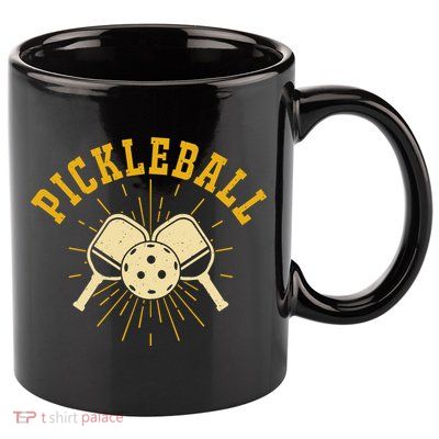 Vintage Paddles Pickleball For Pickleball Player Team Sport 11oz C Handle Ceramic Mug