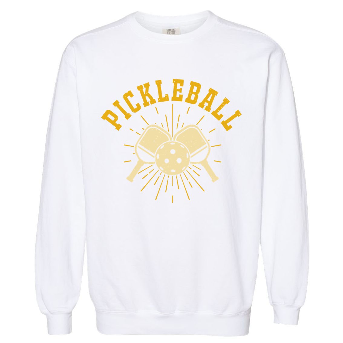 Vintage Paddles Pickleball For Pickleball Player Team Sport Garment-Dyed Sweatshirt