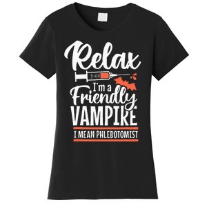 Vampire Phlebotomist Phlebotomy Technician Women's T-Shirt