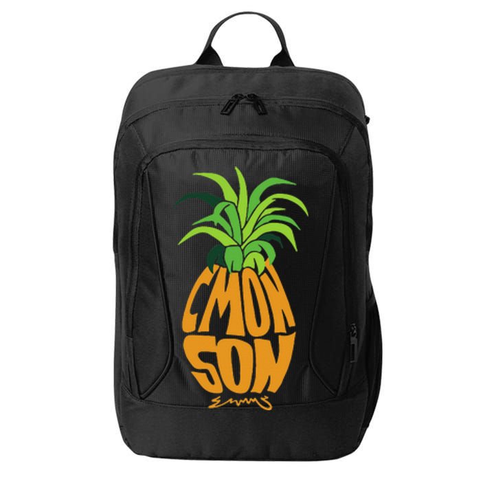 Vintage PSYCH Pineapple of Gus C'mon Son! Crazy Lover Gift City Backpack