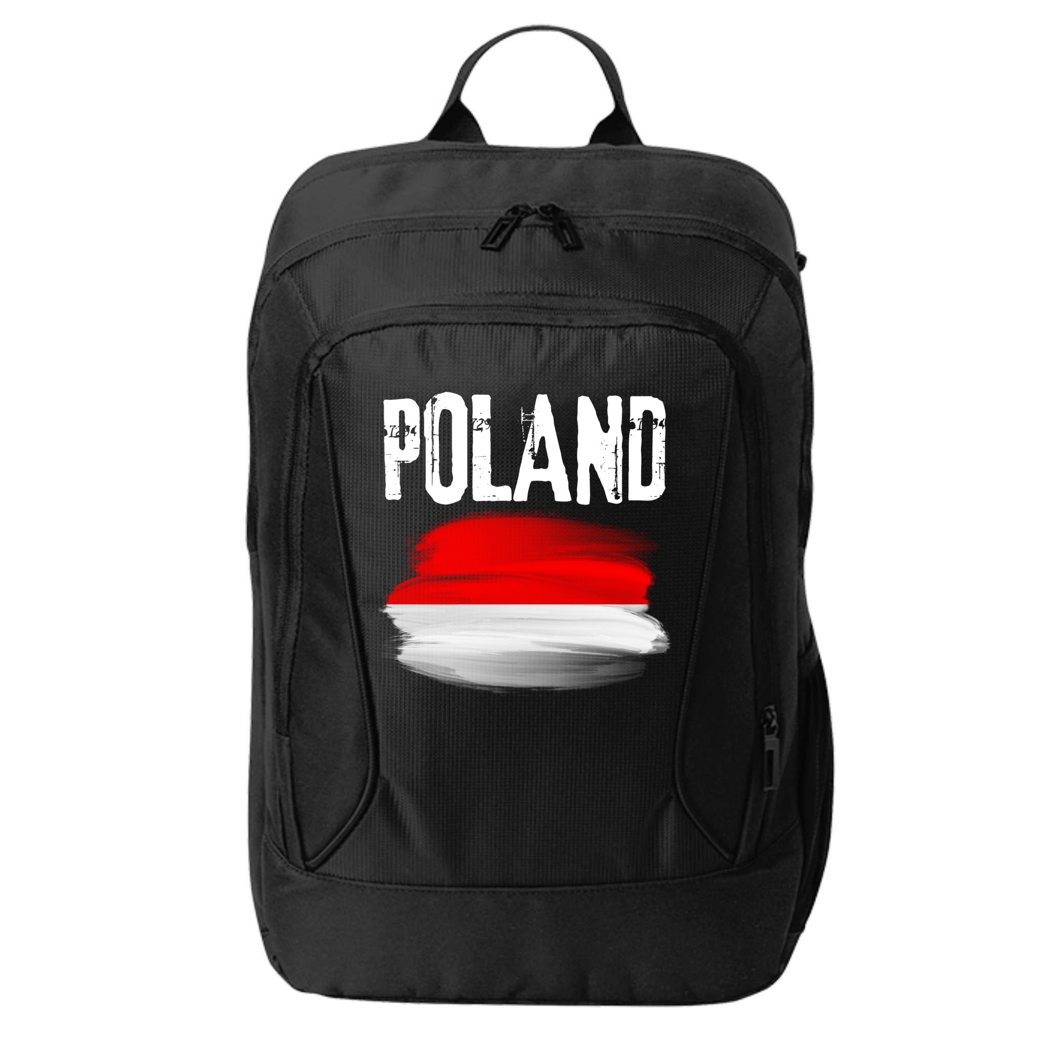 Vintage Poland Polska Polish Flag Souvenir Gift City Backpack