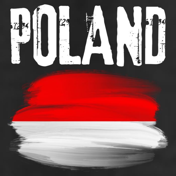 Vintage Poland Polska Polish Flag Souvenir Gift Beanie