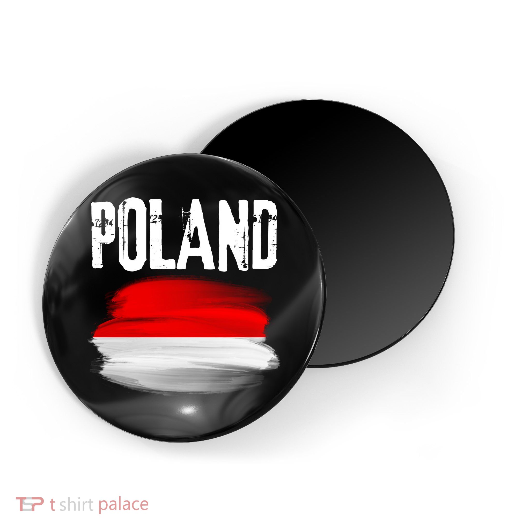 Vintage Poland Polska Polish Flag Souvenir Gift Magnet