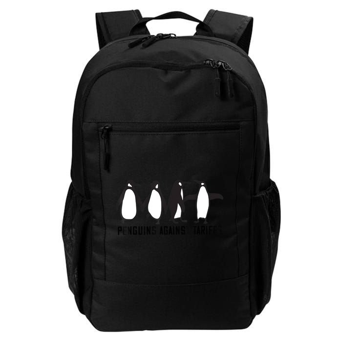 Vintage Penguins Protest Against Funny Penguins Tariffs  Backpack