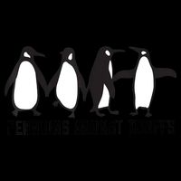 Vintage Penguins Protest Against Funny Penguins Tariffs  Bag