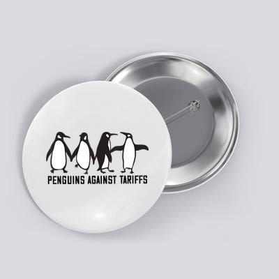 Vintage Penguins Protest Against Funny Penguins Tariffs  Button