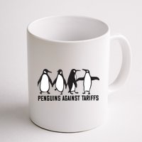 Vintage Penguins Protest Against Funny Penguins Tariffs  Mug