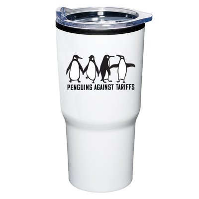 Vintage Penguins Protest Against Funny Penguins Tariffs  Tumbler