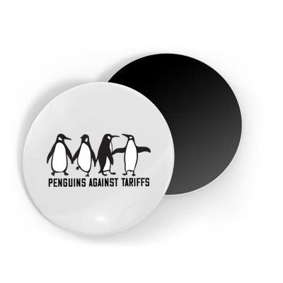 Vintage Penguins Protest Against Funny Penguins Tariffs  Magnet
