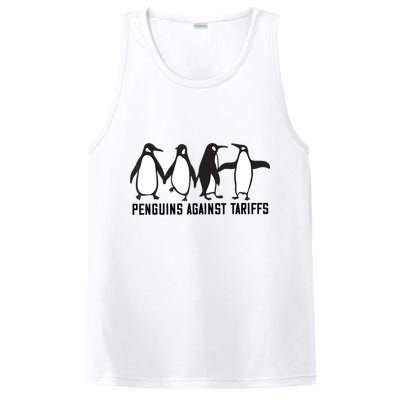 Vintage Penguins Protest Against Funny Penguins Tariffs  PosiCharge Competitor Tank