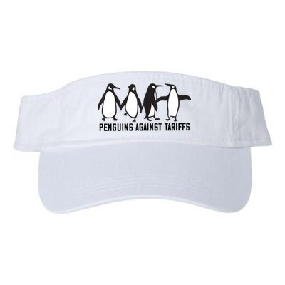 Vintage Penguins Protest Against Funny Penguins Tariffs  Visor