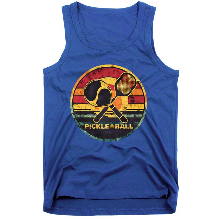 Vintage Pickleball Paddleball Retro Lover FatherS Day Cute Gift Tank Top