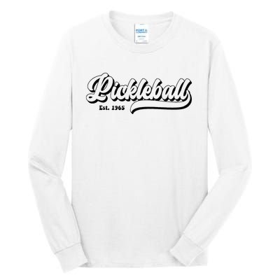 Vintage Pickleball Paddles Est 1965 Tall Long Sleeve T-Shirt