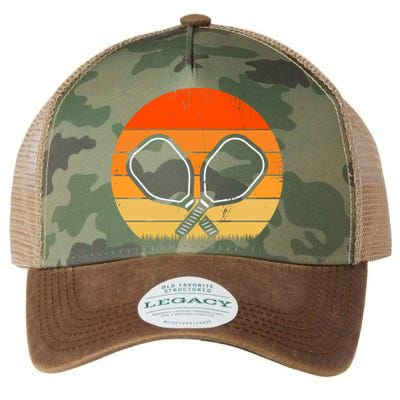 Vintage Pickleball Paddle Gift For Pickleball Player Legacy Tie Dye Trucker Hat