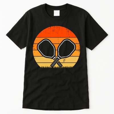 Vintage Pickleball Paddle Gift For Pickleball Player Tall T-Shirt
