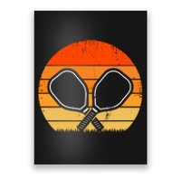 Vintage Pickleball Paddle Gift For Pickleball Player Poster