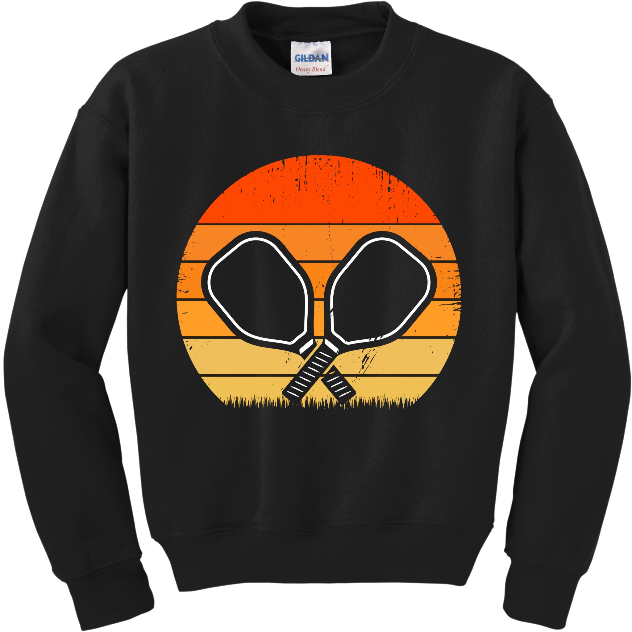 Vintage Pickleball Paddle Gift For Pickleball Player Kids Sweatshirt