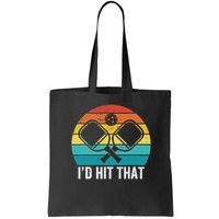 Vintage Pickleball Player Funny I'd Hit That Retro Gift Bag
