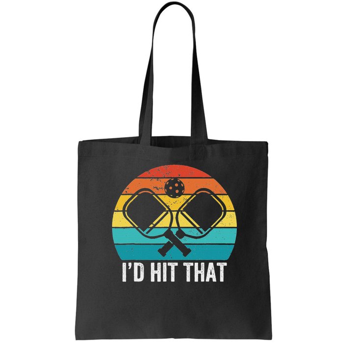 Vintage Pickleball Player Funny I'd Hit That Retro Gift Bag