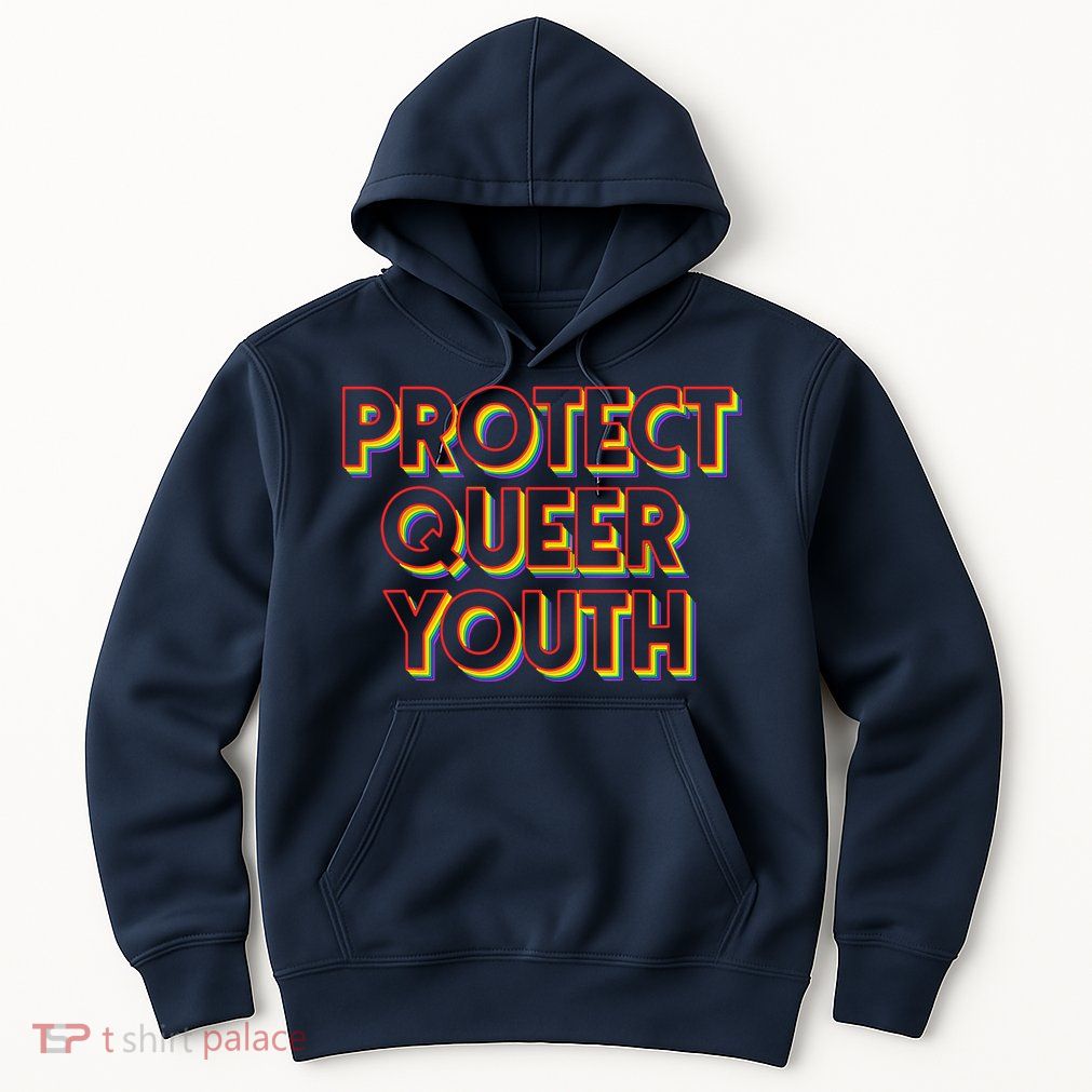 Vintage Protect Queer Rainbow LGBT Rights Pride Hoodie