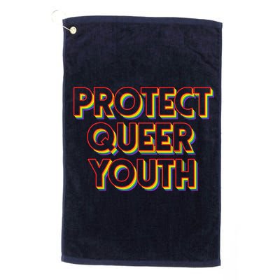 Vintage Protect Queer Rainbow LGBT Rights Pride Golf Towel