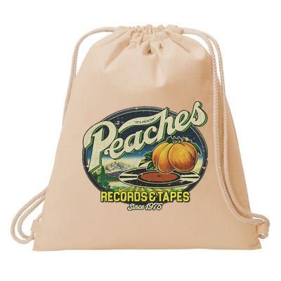 Vintage Peaches Records & Tapes 1975 Drawstring Bag
