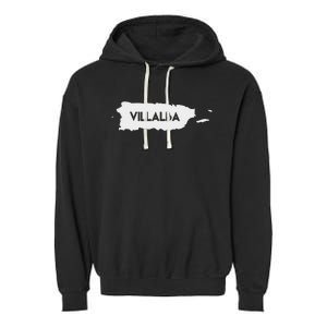 Villalba Puerto Rican Garment-Dyed Fleece Hoodie