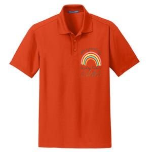 Violin Player Rainbow Design Dry Zone Grid Polo