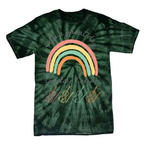 Violin Player Rainbow Design Tie-Dye T-Shirt