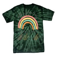 Violin Player Rainbow Design Tie-Dye T-Shirt