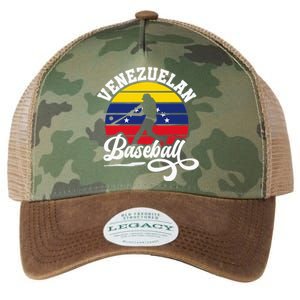 Venezuela Pride Roots Baseball Player Retro Softball Legacy Tie Dye Trucker Hat