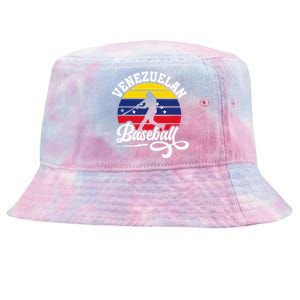 Venezuela Pride Roots Baseball Player Retro Softball Tie-Dyed Bucket Hat