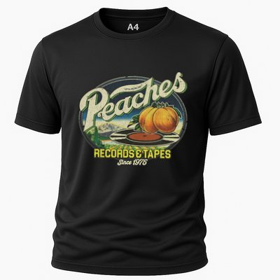 Vintage Peaches Records & Tapes 1975 Performance Shirt