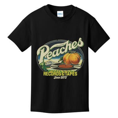 Vintage Peaches Records & Tapes 1975 Kids T-Shirt