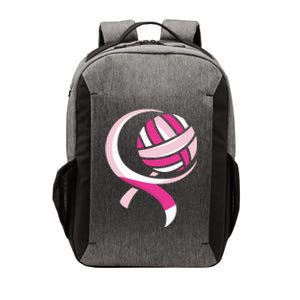 Volleyball Pink Ribbon Cool Breast Cancer Awareness Gifts Vector Backpack