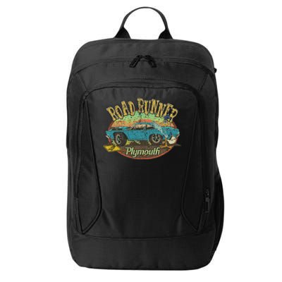 Vintage Plymouth's Road Runner 1968 Classic Car Gift City Backpack