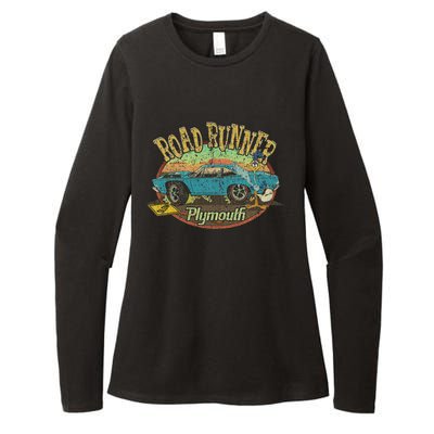 Vintage Plymouth's Road Runner 1968 Classic Car Gift Womens CVC Long Sleeve Shirt