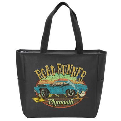 Vintage Plymouth's Road Runner 1968 Classic Car Gift Zip Tote Bag