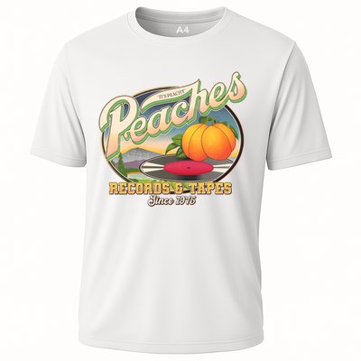 Vintage Peaches Records And Tapes Since 1975 Performance Shirt