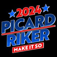 Vote Picard Riker Make It So 2024 Election Impact Tech Backpack